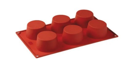 Pavoni Formaflex 175 X 300mm  6 Muffin Indents  70 X H 40mm, Vol. 130ml